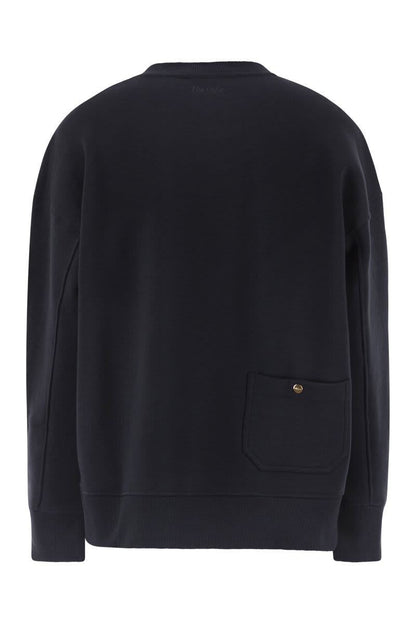 'S Max Mara Monza - Cotton Sweatshirt With Logo