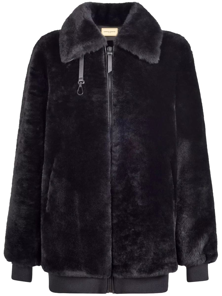 Christina Crawford Shearling Jacket Clothing