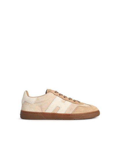 Hogan 'Cool' Beige Suede Sneakers