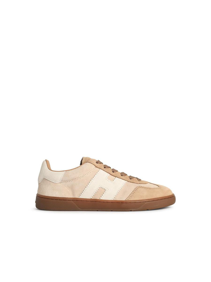 Hogan 'Cool' Beige Suede Sneakers