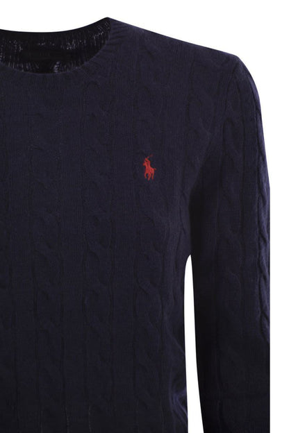 Polo Ralph Lauren Plaited Wool And Cashmere Crew-Neck