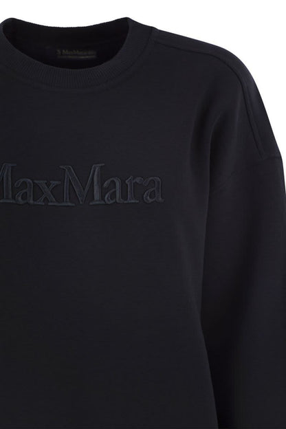 'S Max Mara Monza - Cotton Sweatshirt With Logo
