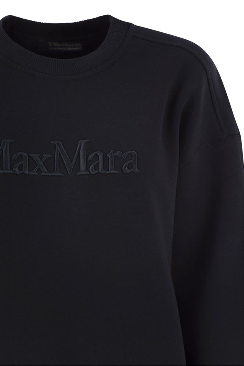 'S Max Mara Monza - Cotton Sweatshirt With Logo