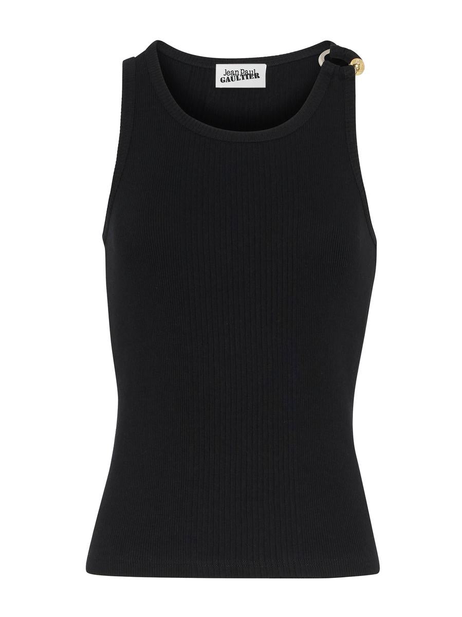 Jean Paul Gaultier The Black Piercing Top