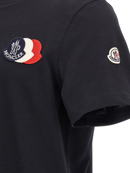 Moncler Tricolor Logo T-Shirt