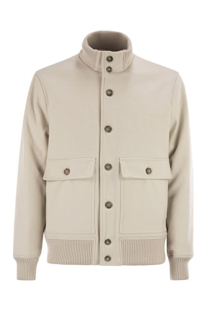 Peserico Wool And Cashmere Bomber Jacket