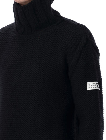 MM6 Maison Margiela Chunky Wool Turtleneck Jumper