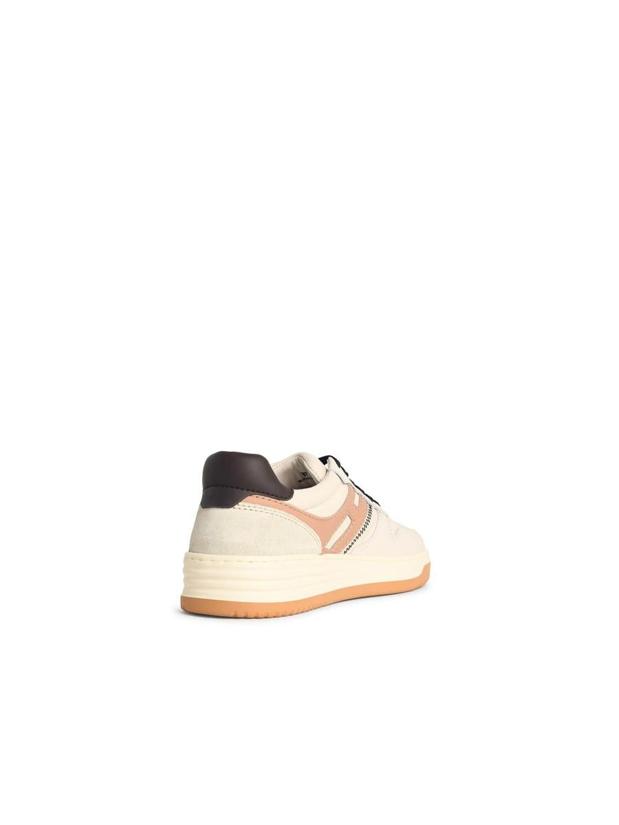 Hogan 'H630' White Leather Sneakers