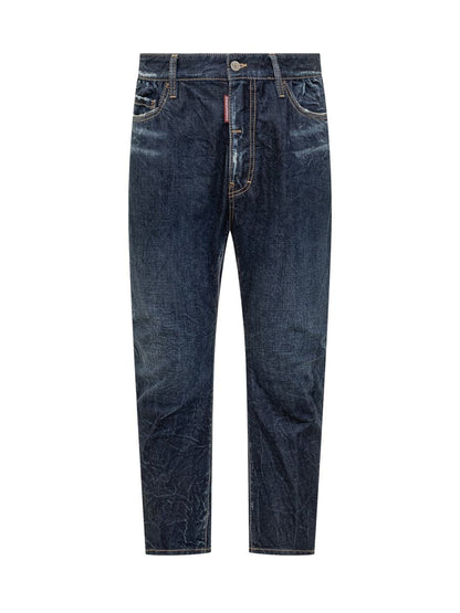 DSQUARED2 Blue Used Tapered Jeans By Dsquared2