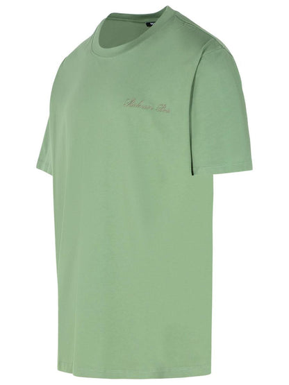 Balmain Green Cotton T-Shirt