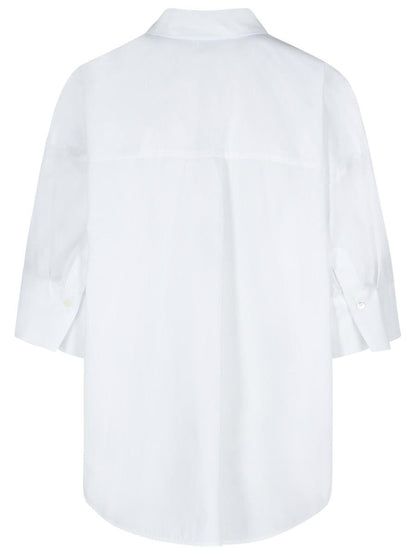 P.A.R.O.S.H. White Cotton Shirt