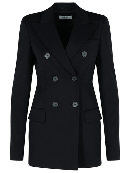 Sportmax 'Frizzo' Black Polyamide Blend Jacket