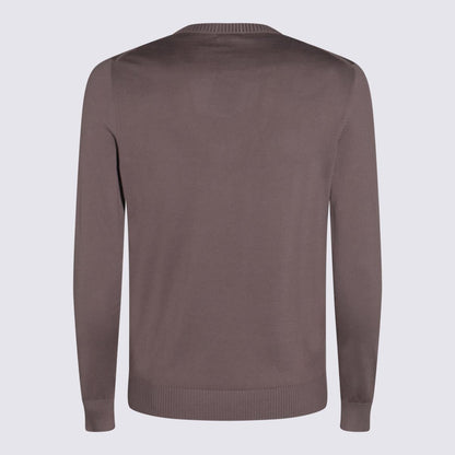 Malo Brown Cotton Knitwear