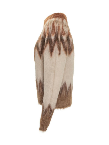 Isabel Marant Étoile Jacquard Sweater In Mohair Marant Étoile