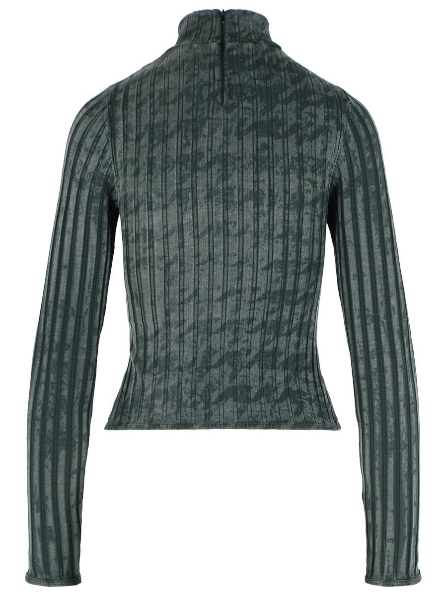 Diesel Grey Cotton Blend Sweater