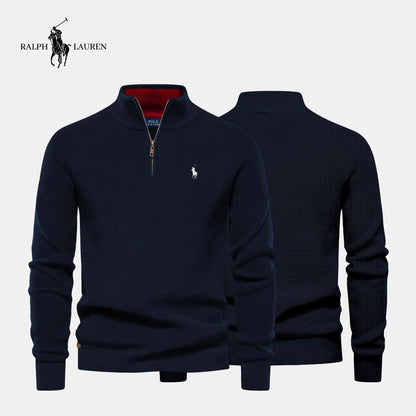 Heren R&L™ Trui met Ritskraag (Uitverkoop)