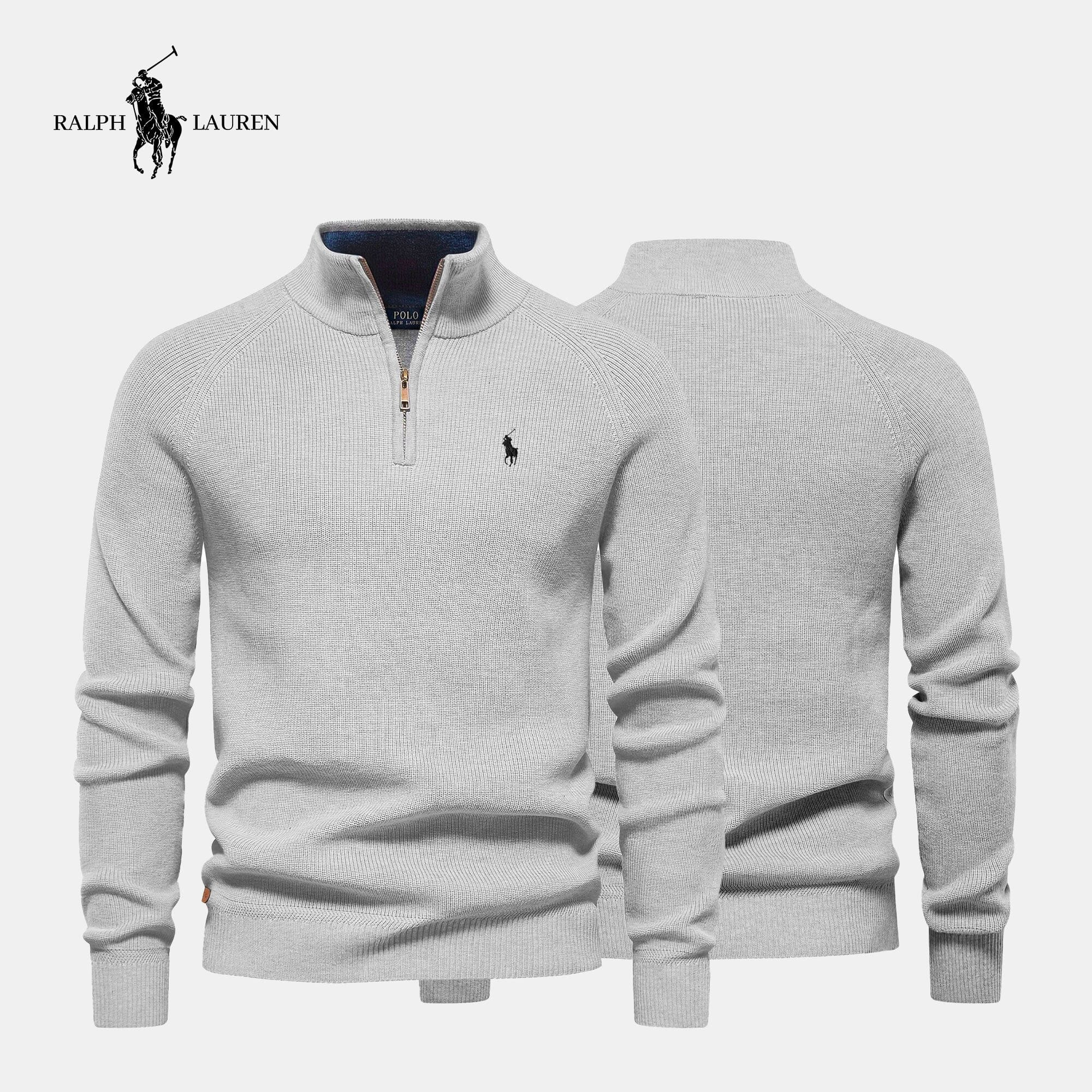 Heren R&L™ Trui met Ritskraag (Uitverkoop)