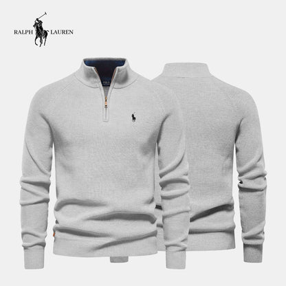 Heren R&L™ Trui met Ritskraag (Uitverkoop)