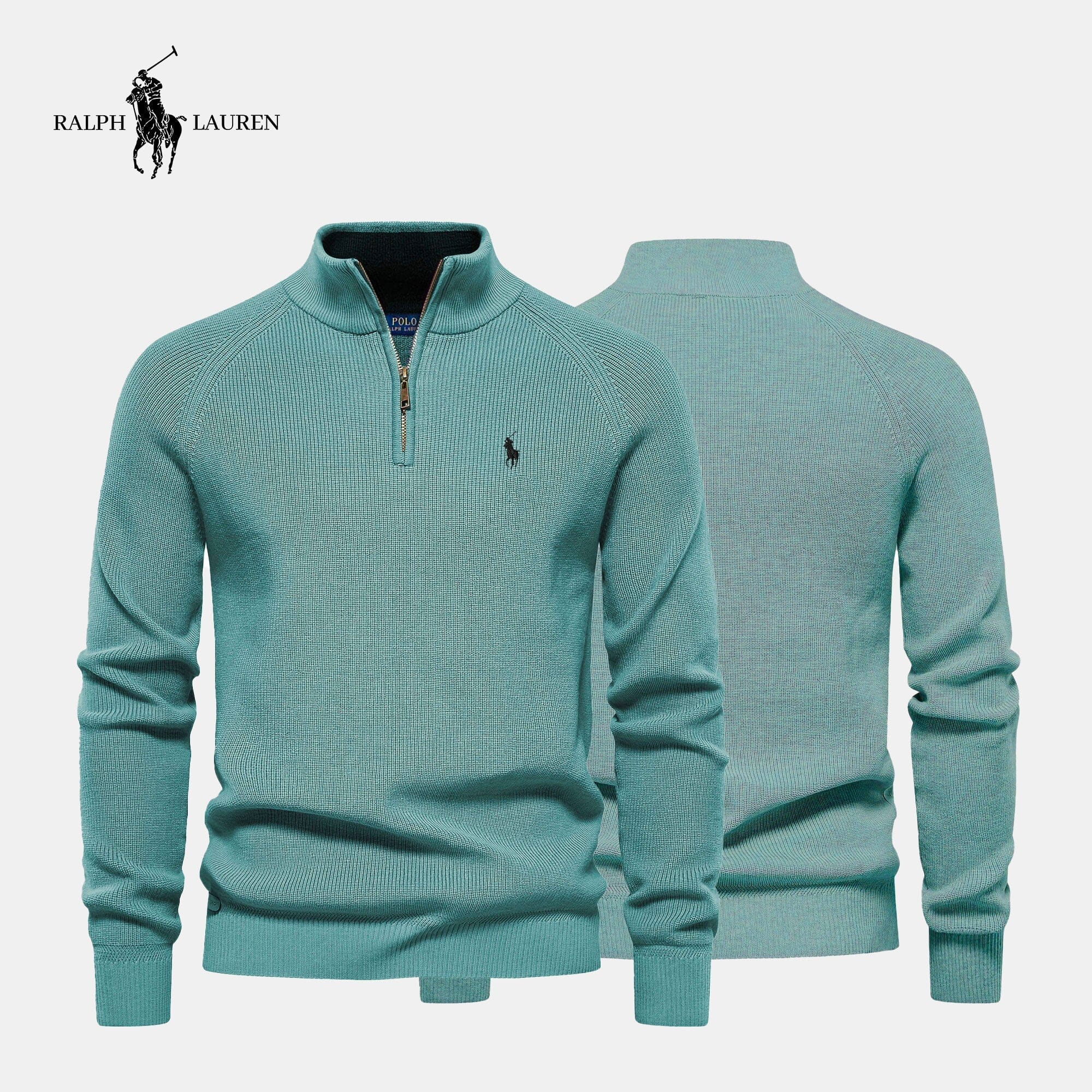 Heren R&L™ Trui met Ritskraag (Uitverkoop)
