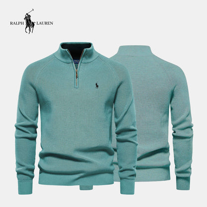 Heren R&L™ Trui met Ritskraag (Uitverkoop)